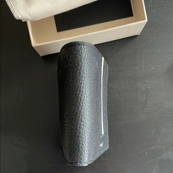 BALLY Ribbon Wallet in Black Leather (brand new - unused)